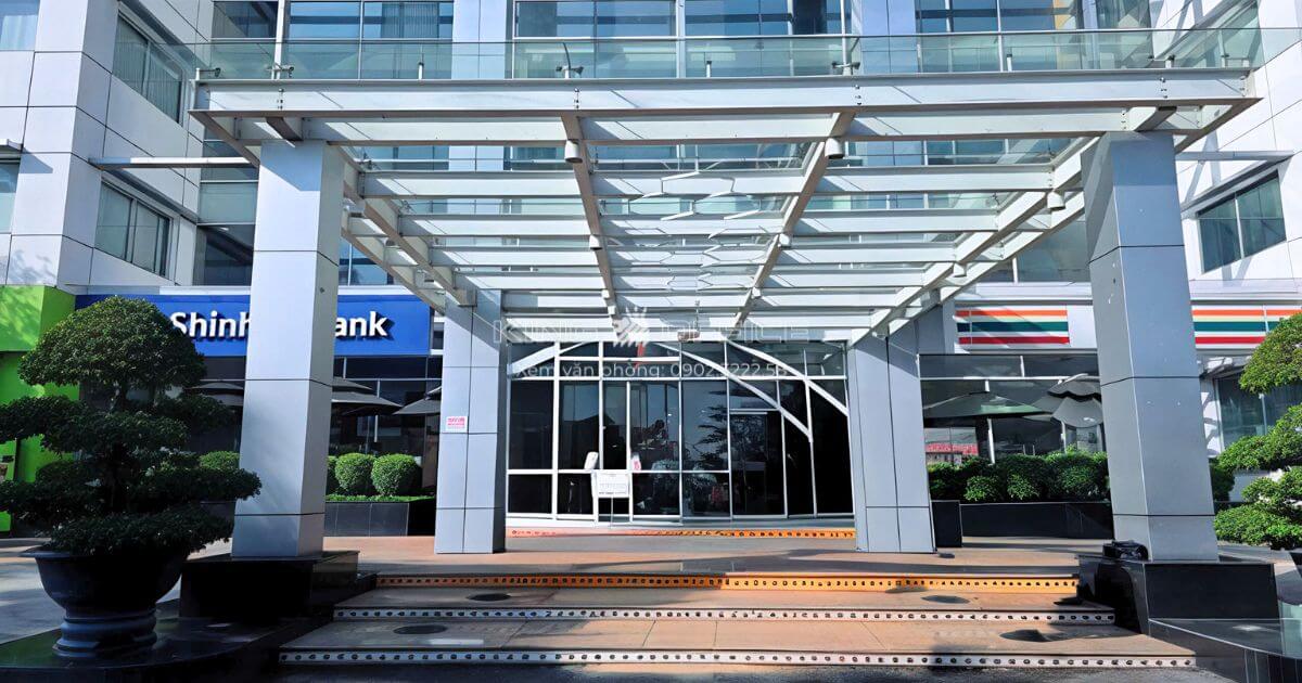 Mặt trước tòa nhà Sacomchip Building Quận 9