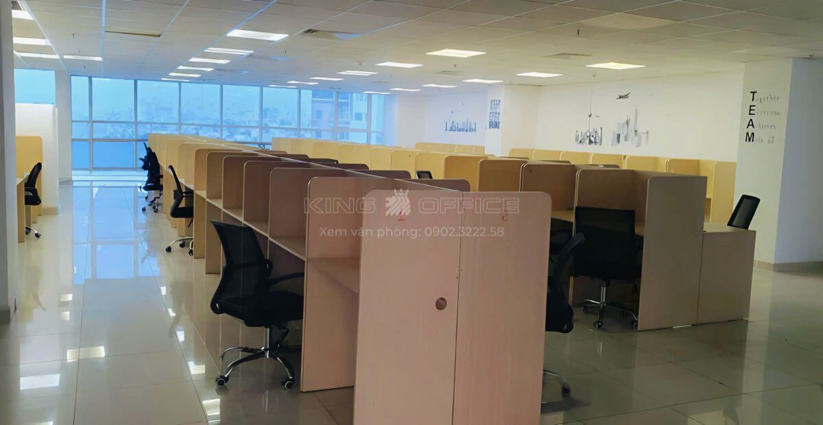 Diện tích văn phòng Thuỷ Lợi 102 Building Bình Thạnh rộng rãi
