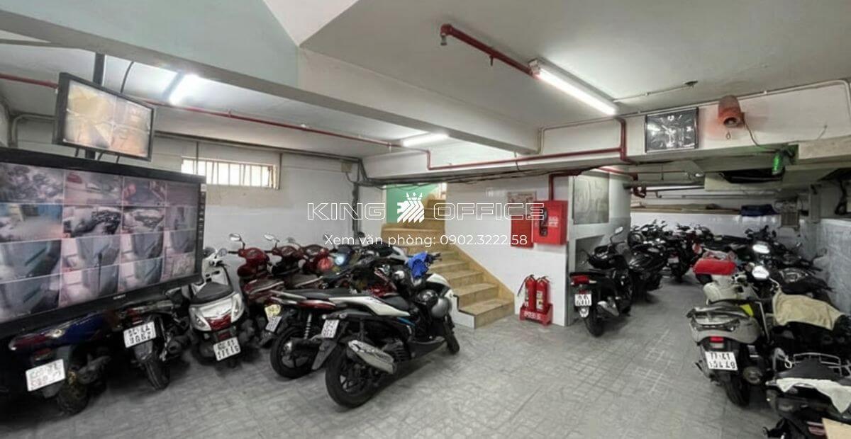 Khu vực để xe tòa nhà Ereka Center Building - 17 Hồ Bá Kiện, Phường 15, Quận 10