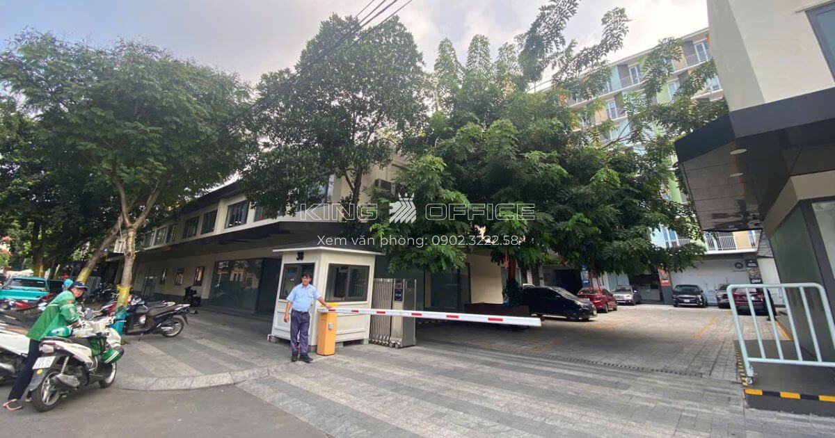 Mặt trước tòa nhà Sohobiz Building Quận Tân Bình