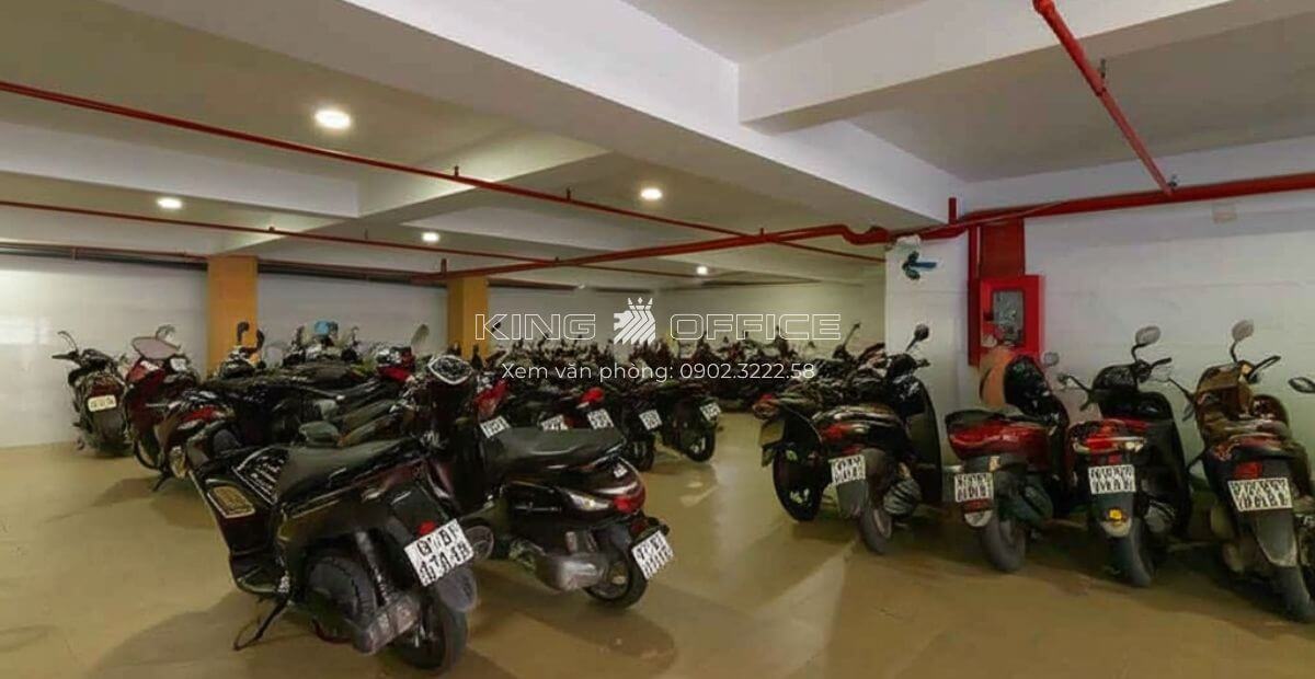 Khu vực hầm để xe tòa nhà Sông Rồng Building- 191 Trương Văn Bang, Phường Thạnh Mỹ Lợi, Quận 2