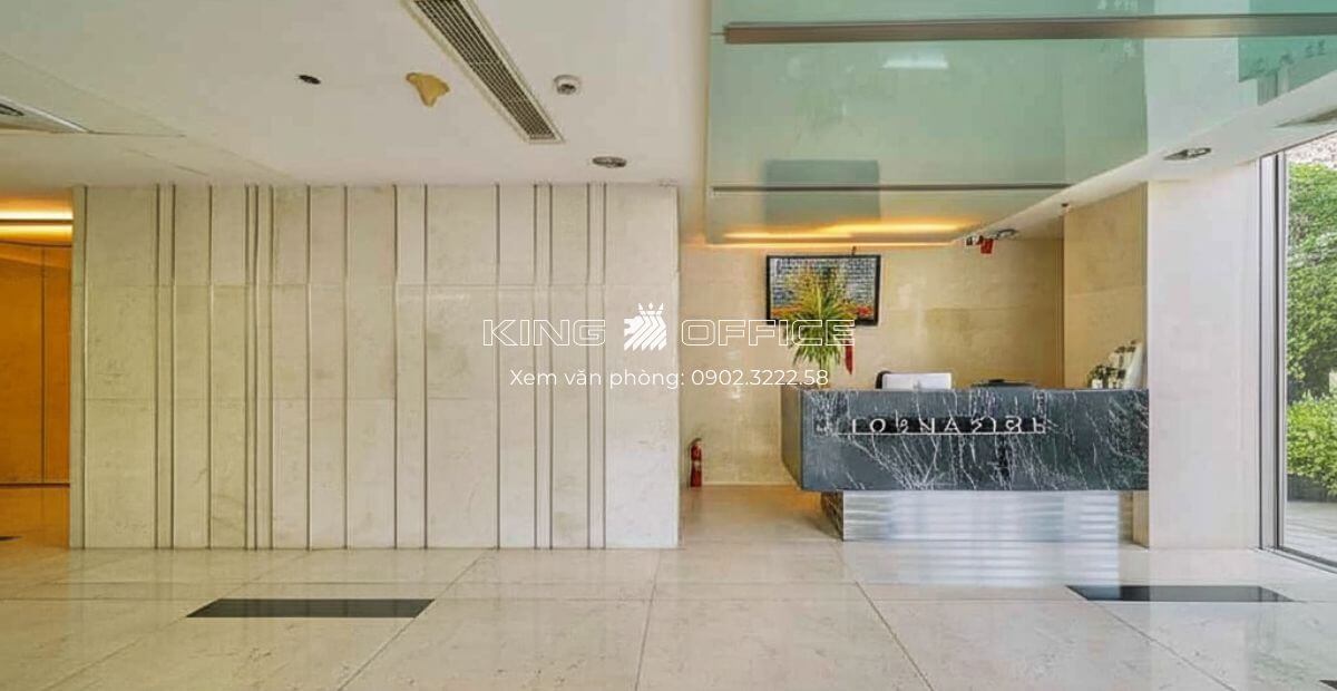 Khu vực lễ tân tòa nhà Đại Minh Convention - 77 Hoàng Văn Thái, Phường Tân Phú, Quận 7