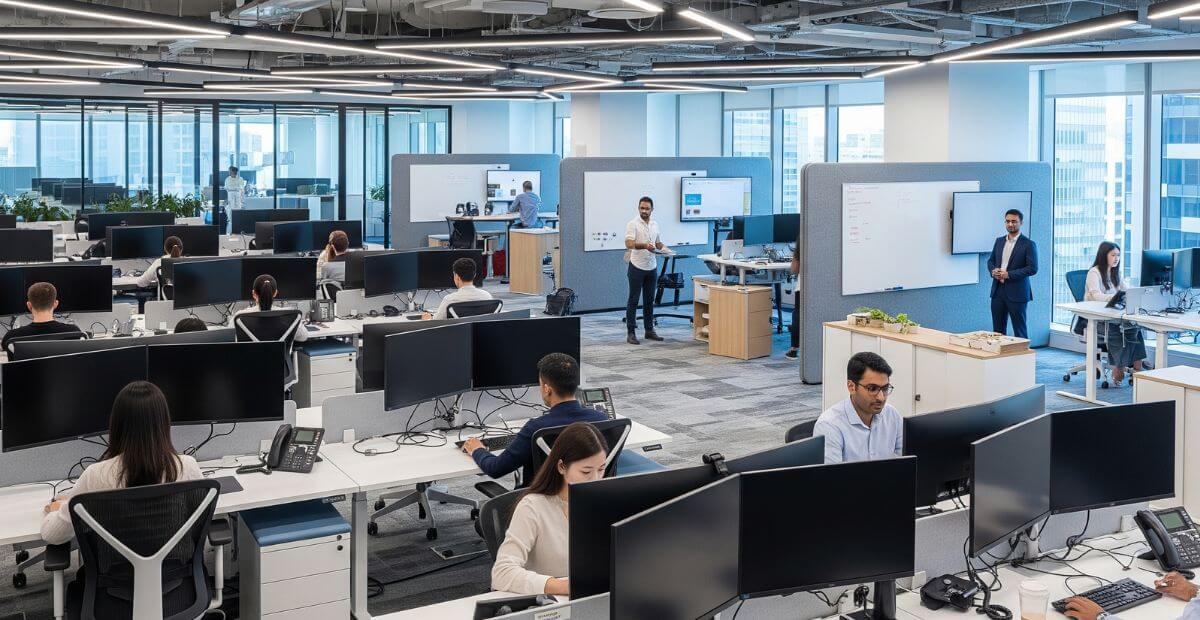 Hình ảnh Thiết kế văn phòng 600m2 cho văn phòng công nghệ