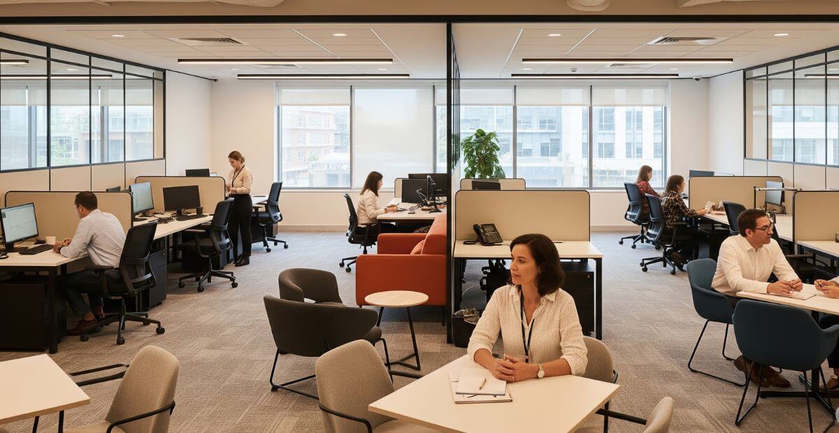 Thiết kế văn phòng 600m2 cho văn phòng giáo dục, học tập