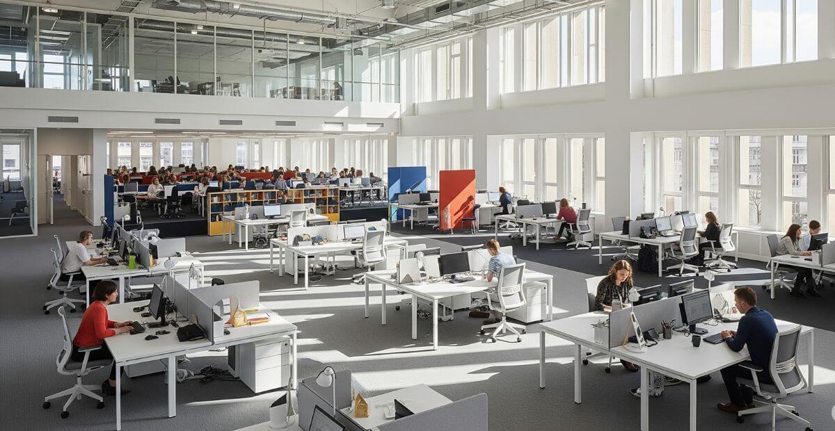 Thiết kế văn phòng giáo dục 600m2
