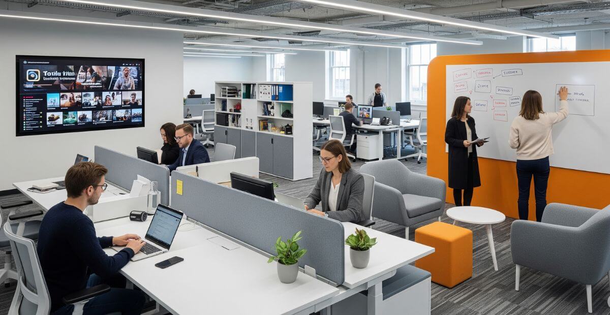 Thiết kế văn phòng truyền thông với 600m2