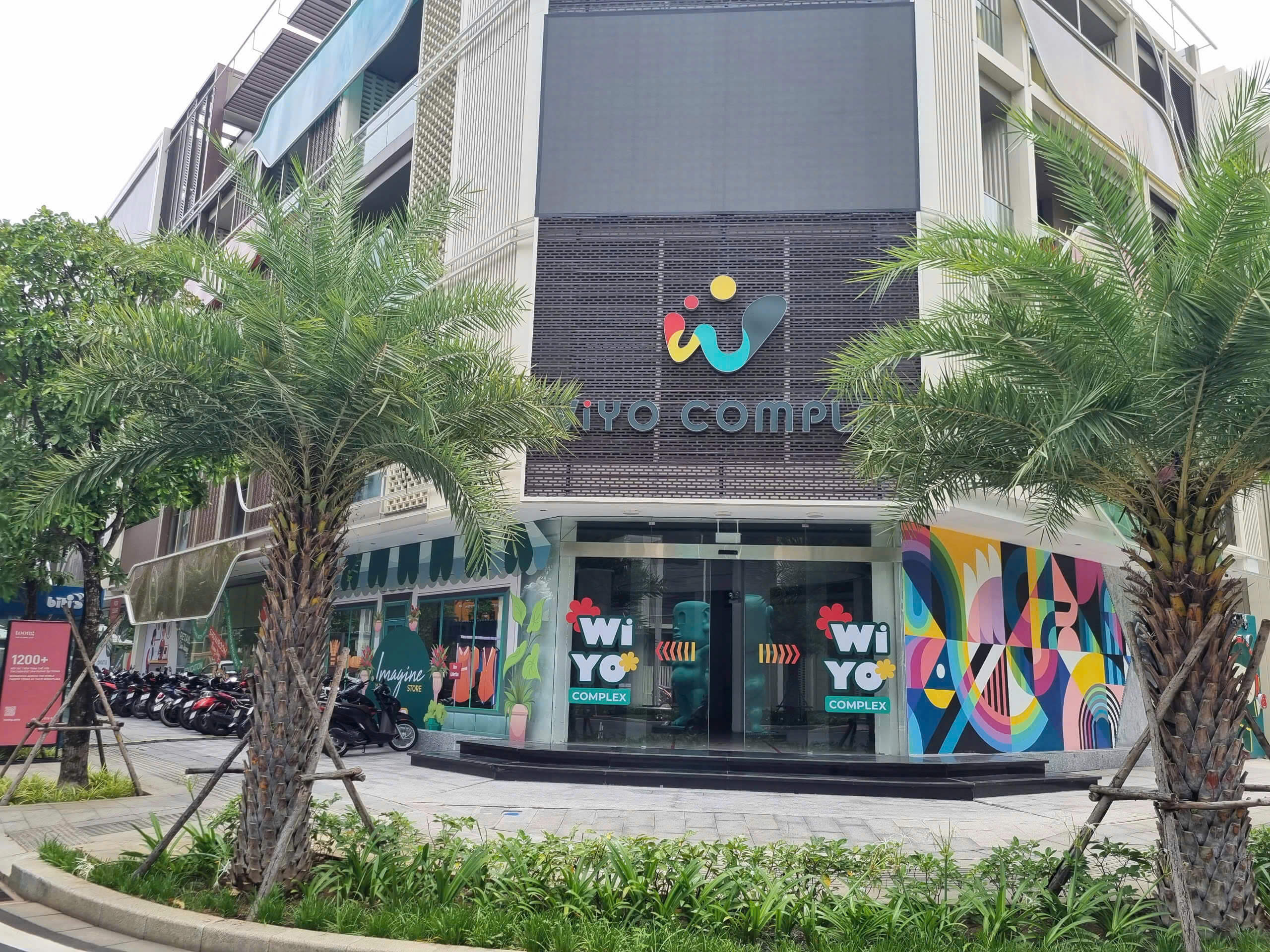 mặt trước tòa nhà wiyo complex thủ đức