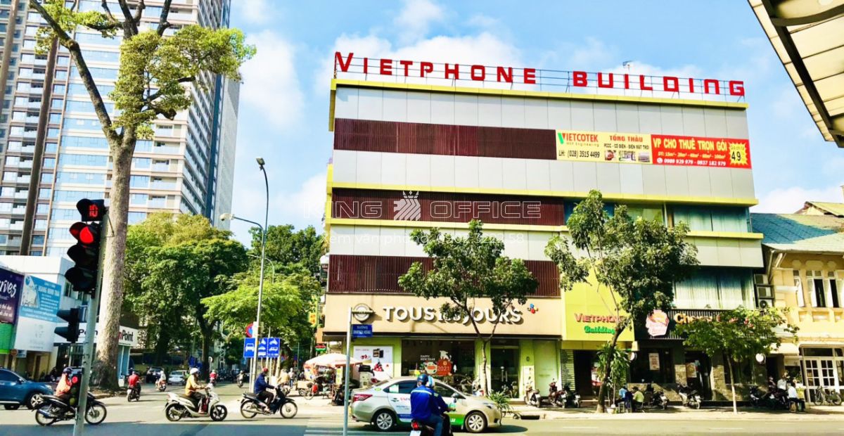Vị trí của tòa nhà Vietphone Building - 64 Nguyễn Đình Chiểu, Phường Đa Kao, Quận 1