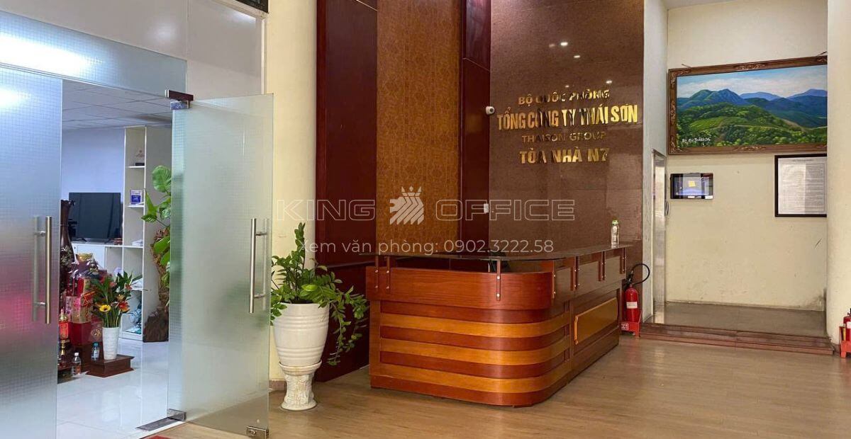 Lễ tân tòa nhà N7 Building Quận 10