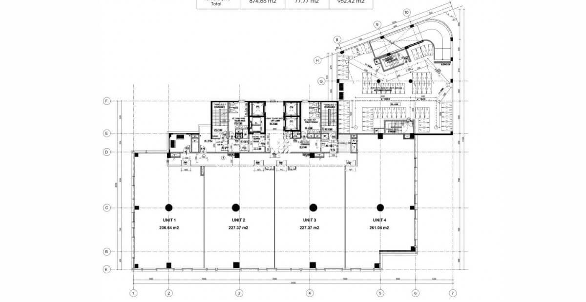 Thiết kế layout tòa nhà Cao Ốc Tân Thuận Quận 7