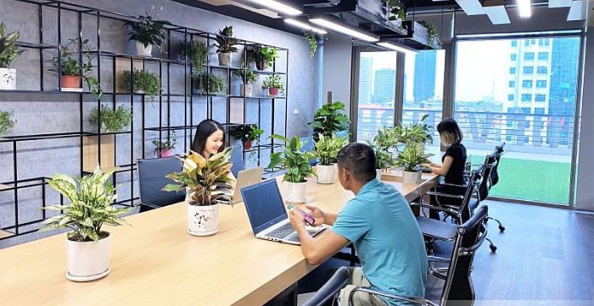 Văn phòng 30 đến 50m2 cho nhóm 4 đến 8 người