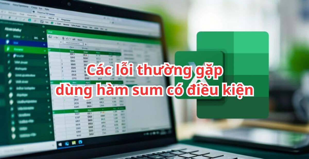 Các lỗi thường gặp khi dùng hàm sum có điều kiện
