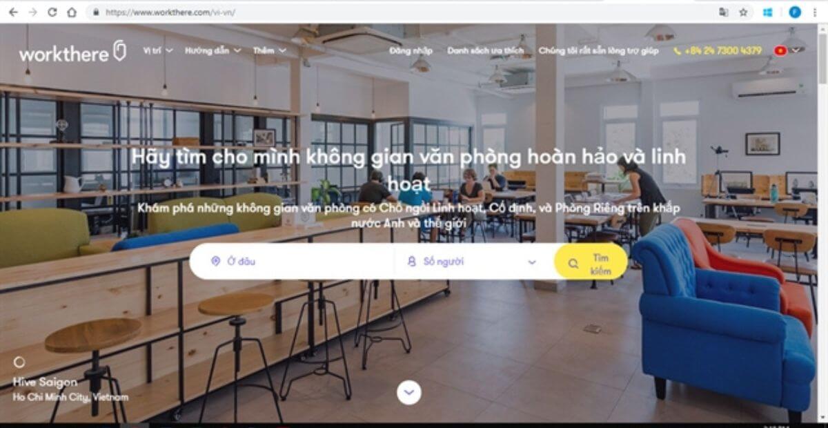 Workthere Vietnam Môi giới quốc tế trong phân khúc coworking