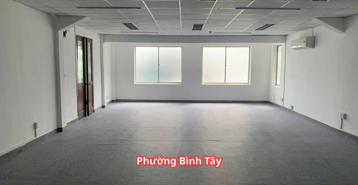Bảng giá cho thuê văn phòng phường Bình Tây năm 2025