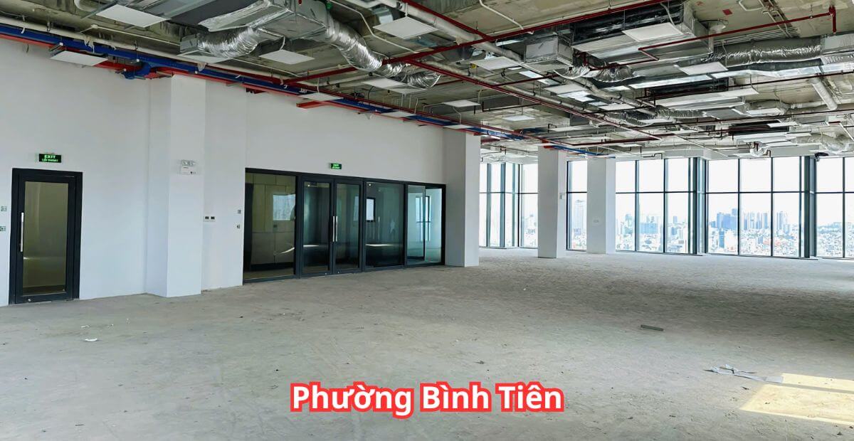 Bảng giá cho thuê văn phòng phường Bình Tiên năm 2025