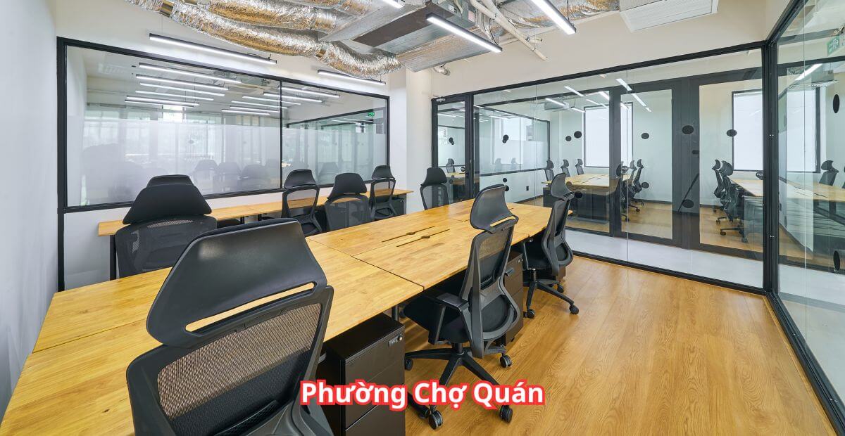 Bảng giá cho thuê văn phòng phường Chợ Quán năm 2025
