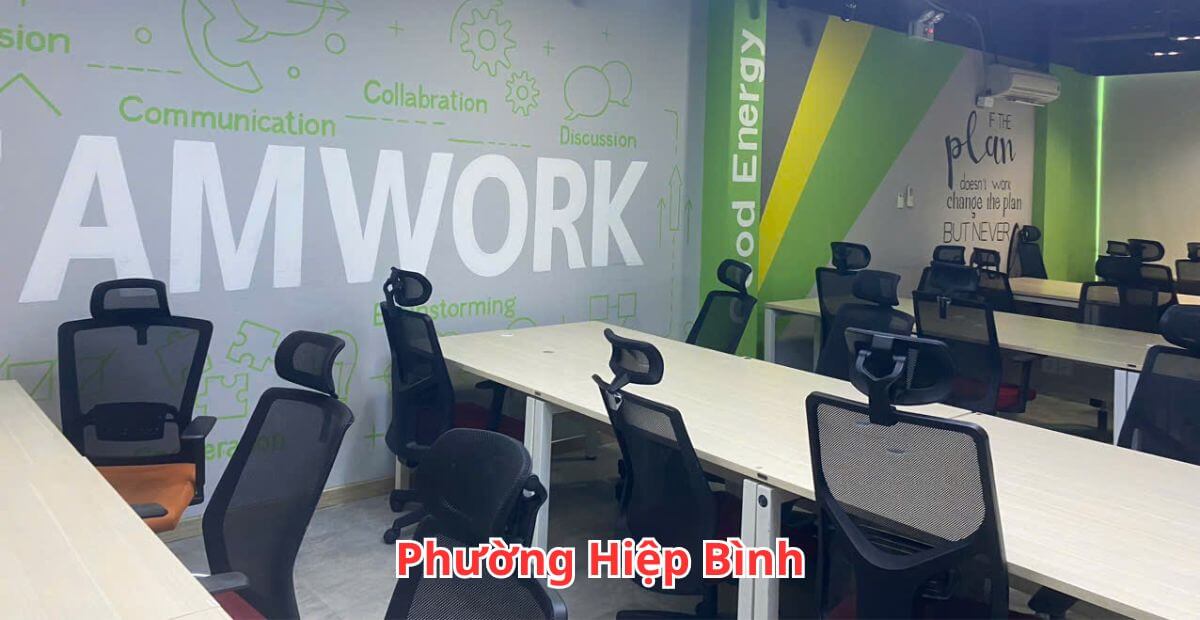 Bảng giá cho thuê văn phòng phường Hiệp Bình năm 2025