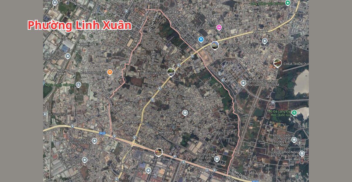 Bảng giá cho thuê văn phòng phường Linh Xuân năm 2025