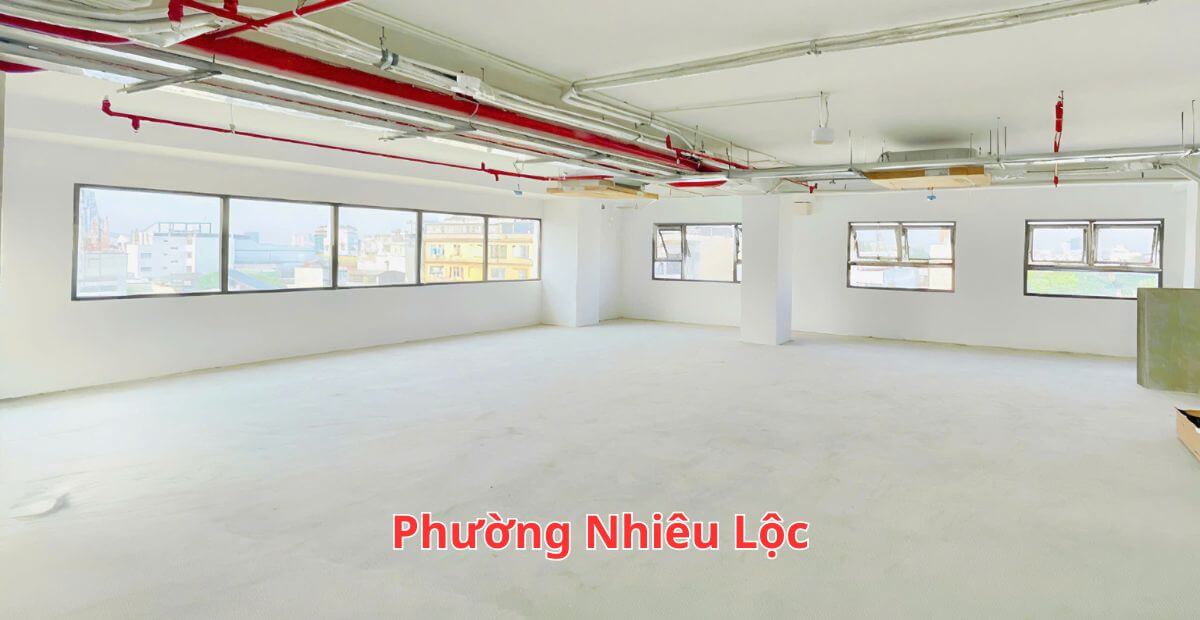 Bảng giá cho thuê văn phòng phường Nhiêu Lộc năm 2025