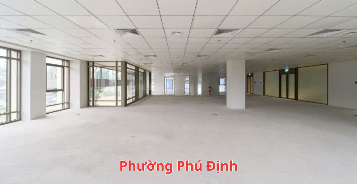 Bảng giá cho thuê văn phòng phường Phú Định năm 2025