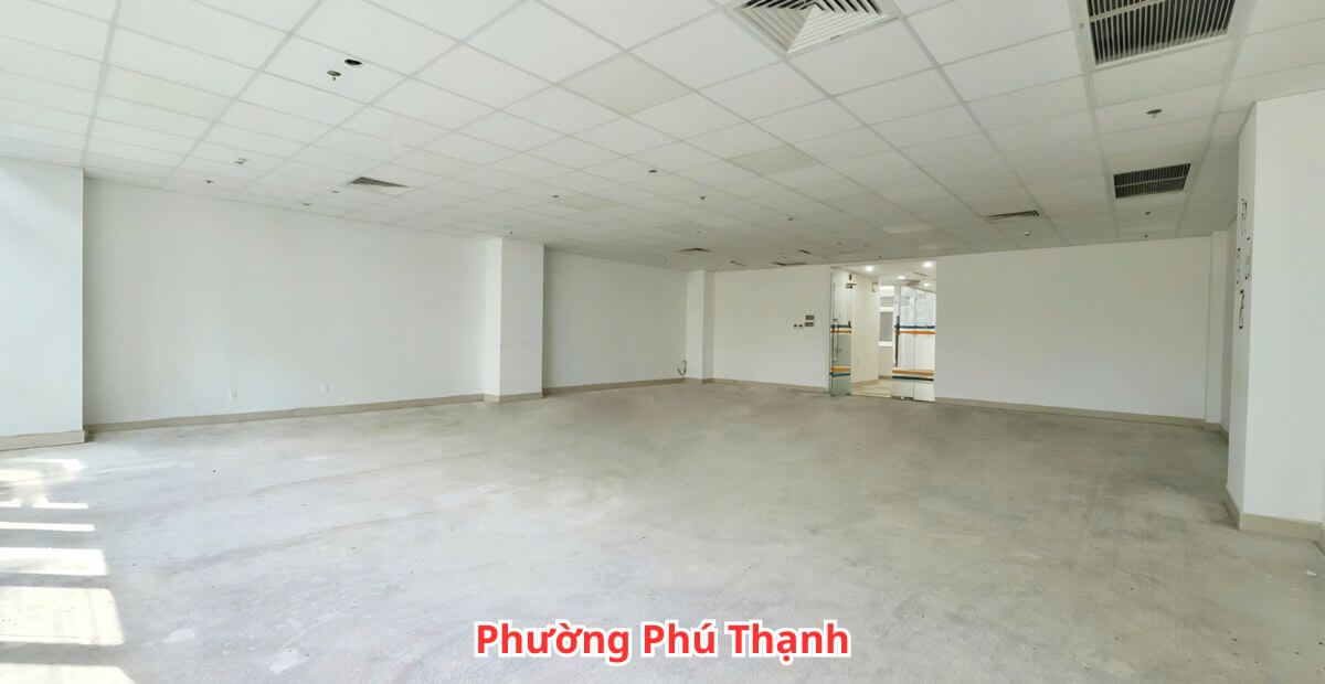 Bảng giá cho thuê văn phòng phường Phú Thạnh năm 2025