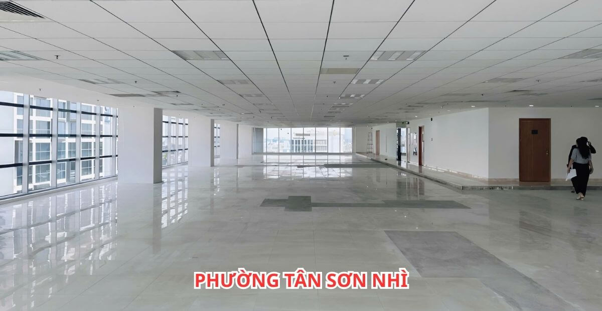 Bảng giá cho thuê văn phòng phường Tân Sơn Nhì năm 2025