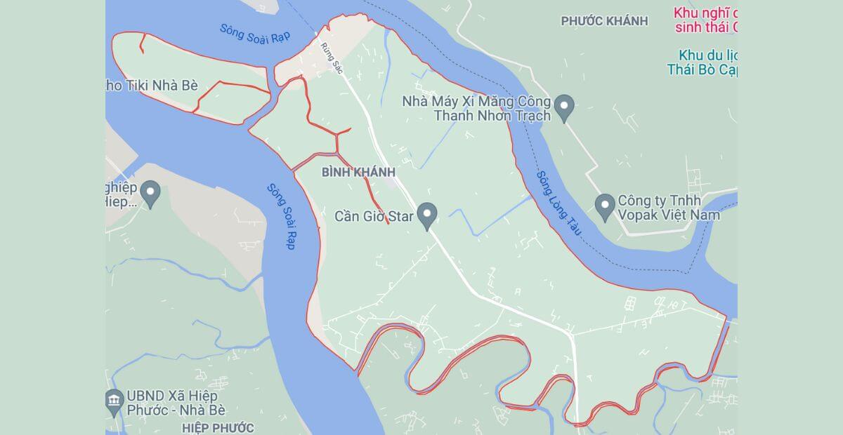 Bảng giá thuê văn phòng xã Bình Khánh năm 2025