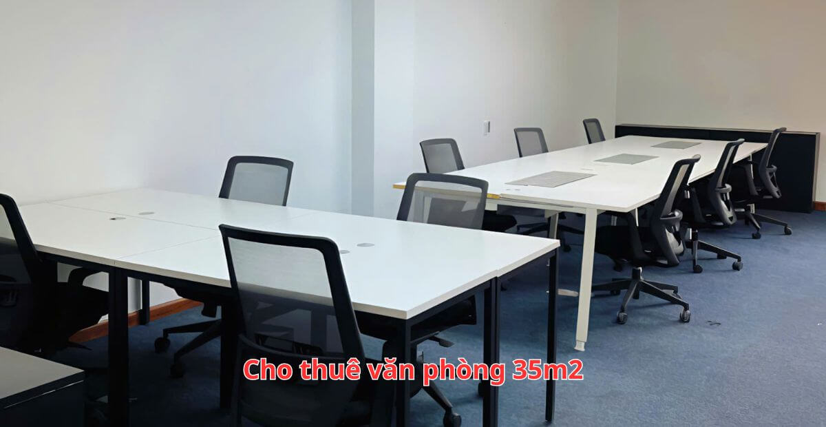 Cho thuê văn phòng 35m2 tại TP.HCM Full chi phí