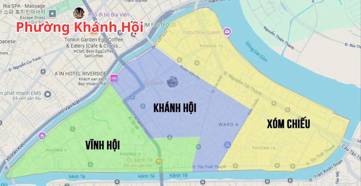 Cho thuê văn phòng phường Khánh Hội giá ưu đãi