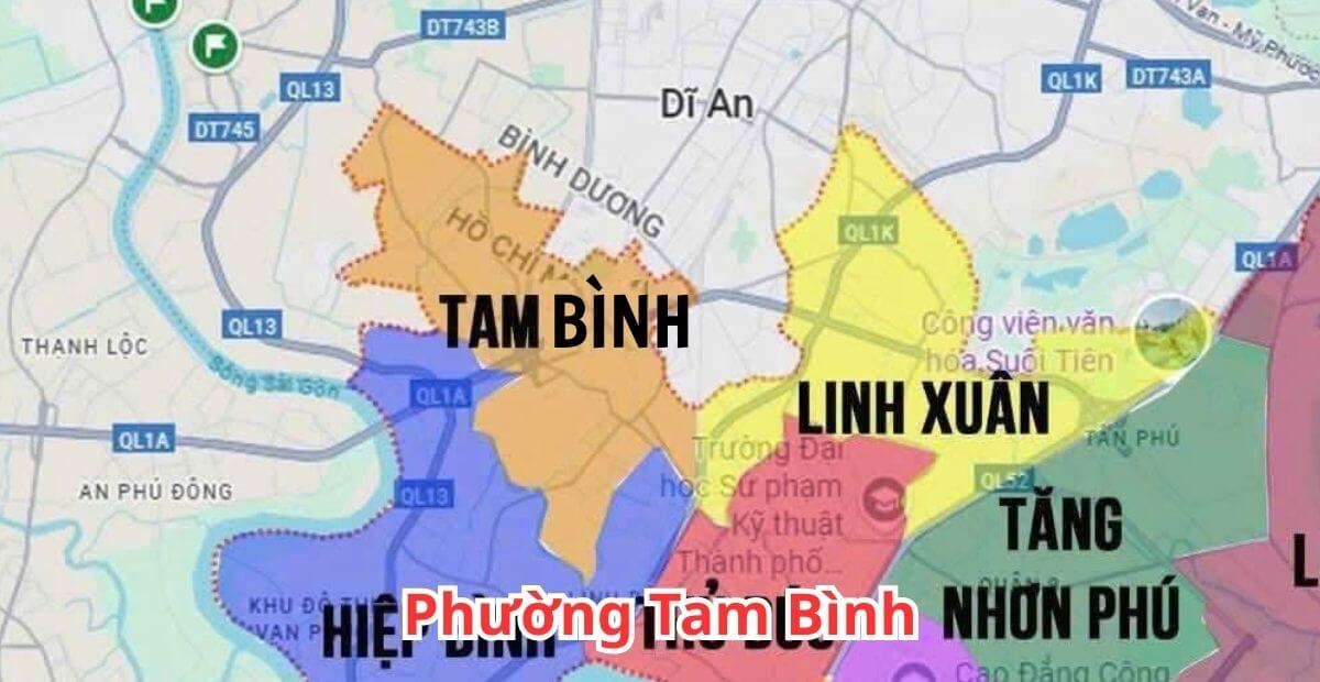 Cho thuê văn phòng phường Tam Bình giá ưu đãi