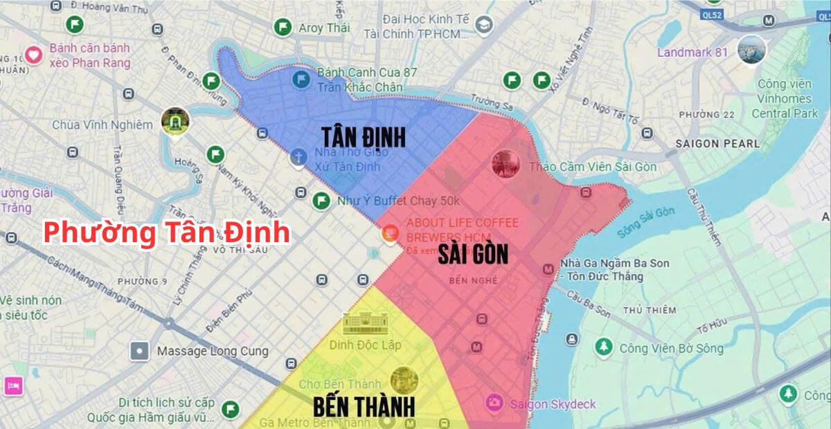 Cho thuê văn phòng phường Tân Định giá ưu đãi