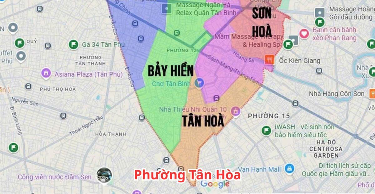 Cho thuê văn phòng phường Tân Hòa giá ưu đãi