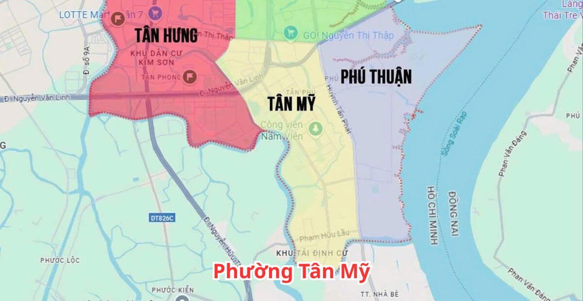 Cho thuê văn phòng phường Tân Mỹ giá ưu đãi