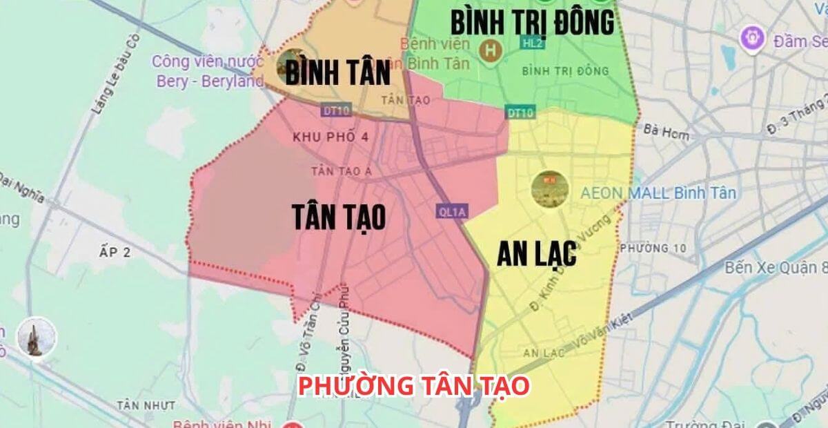 Cho thuê văn phòng phường Tân Tạo giá ưu đãi