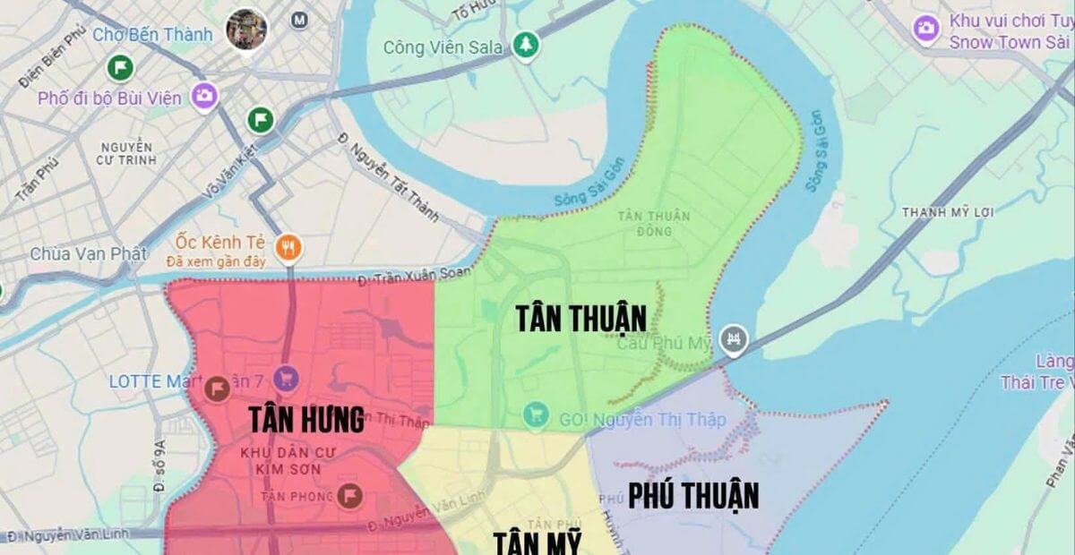 Cho thuê văn phòng phường Tân Thuận giá ưu đãi