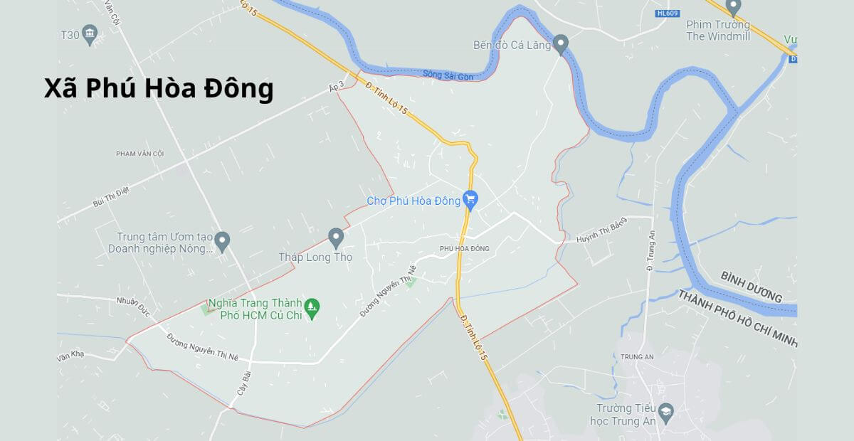 Cho thuê văn phòng xã Phú Hòa Đông giá rẻ ưu đãi