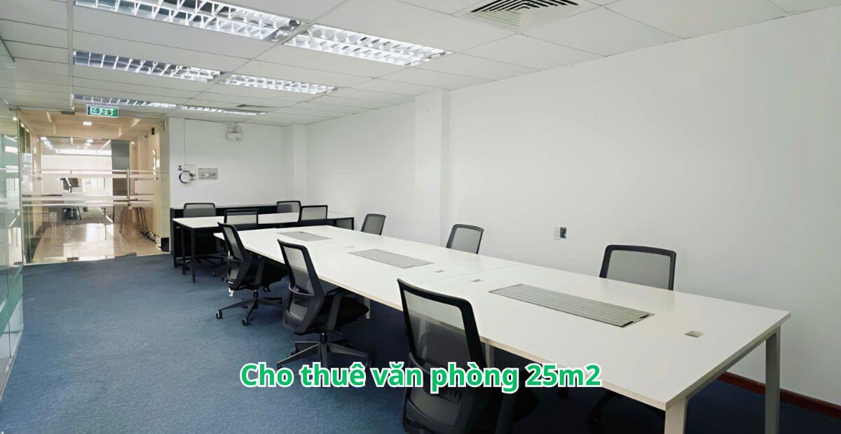 Gợi ý top tòa nhà cho thuê văn phòng 25m2 trọn gói, giá tốt