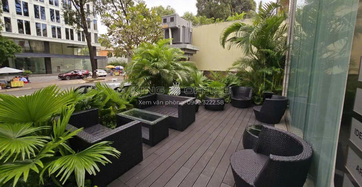 Khu vực thư giãn tại tòa nhà Building 157 Quận 3