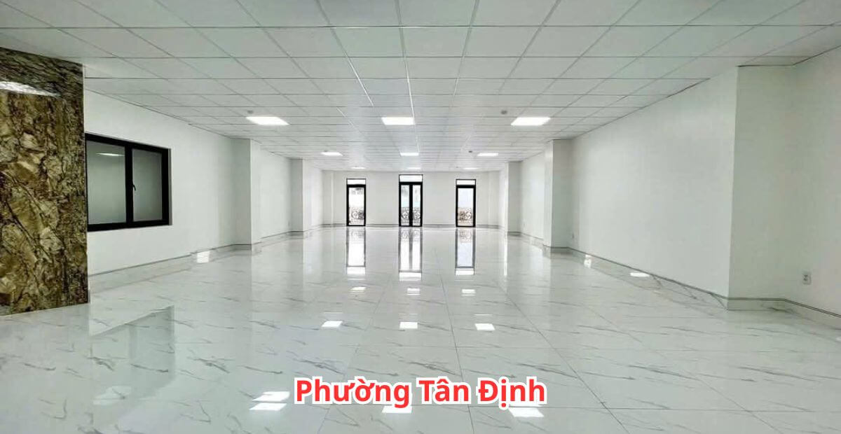 Mức giá cho thuê văn phòng phường Tân Định HCM năm 2025