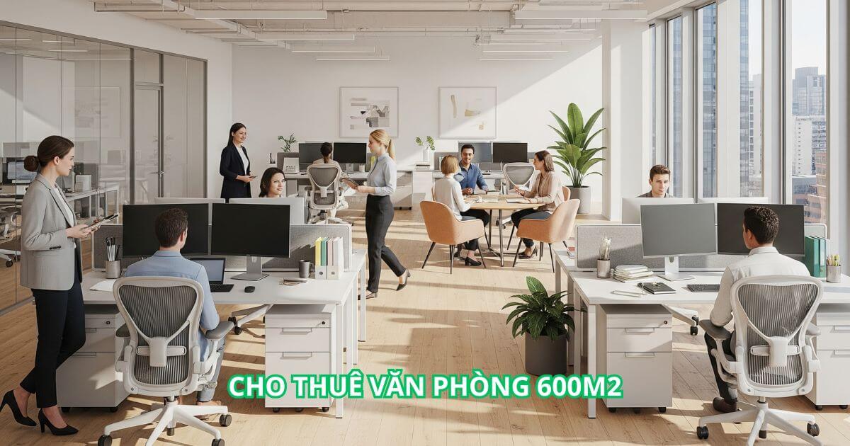 bảng báo giá tham khảo cho thuê văn phòng 600m2