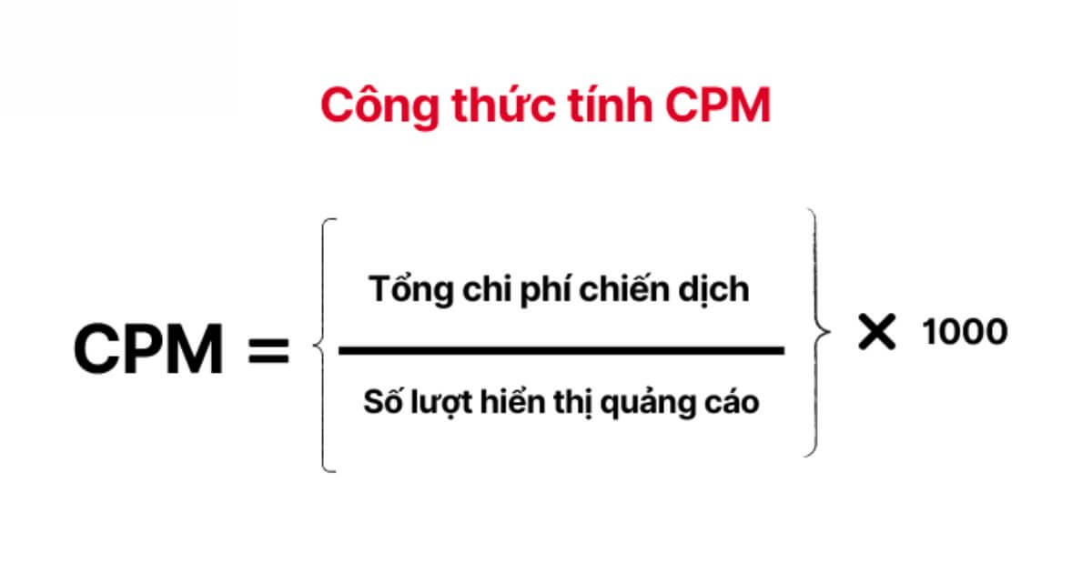 công thức tính cpm hiệu quả