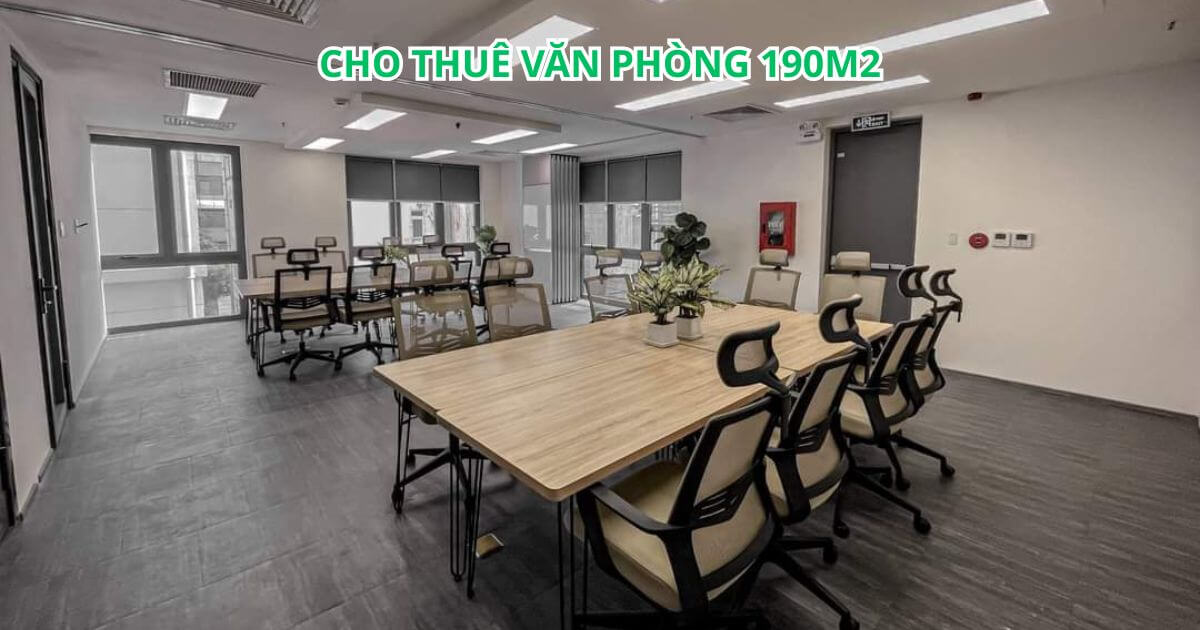 lưu ý khi thuê văn phòng 190m2