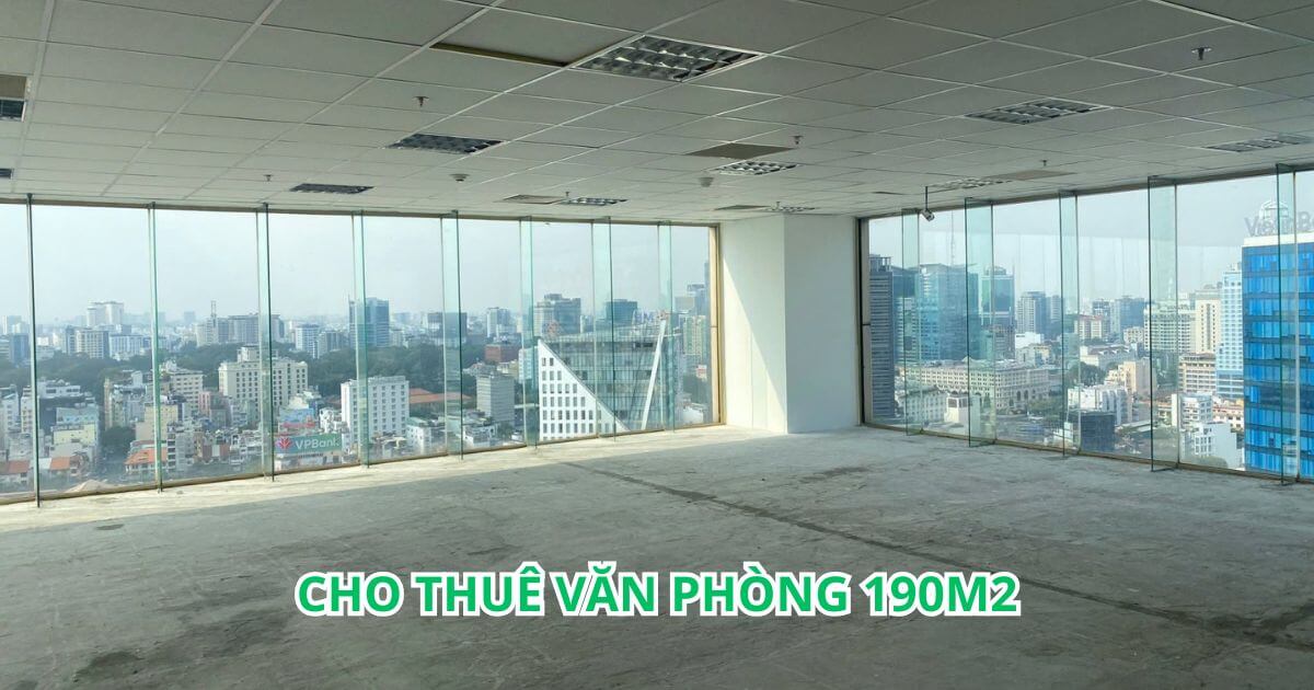 nhu cầu cho thuê văn phòng 190m2