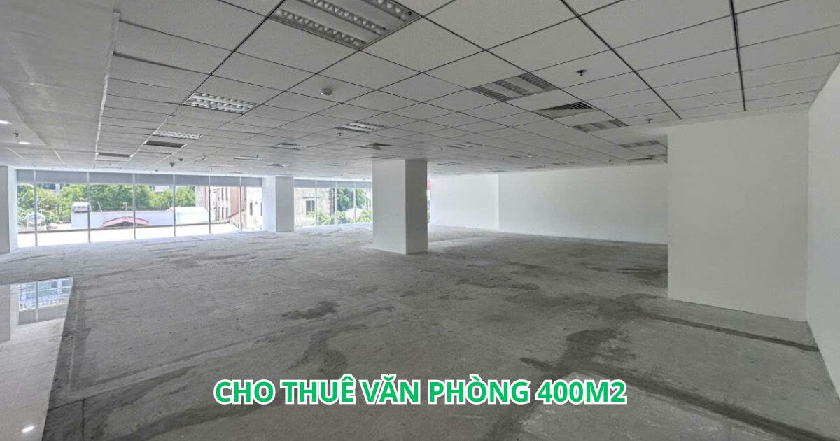 yếu tố ảnh hưởng đến báo giá cho thuê văn phòng 400m2