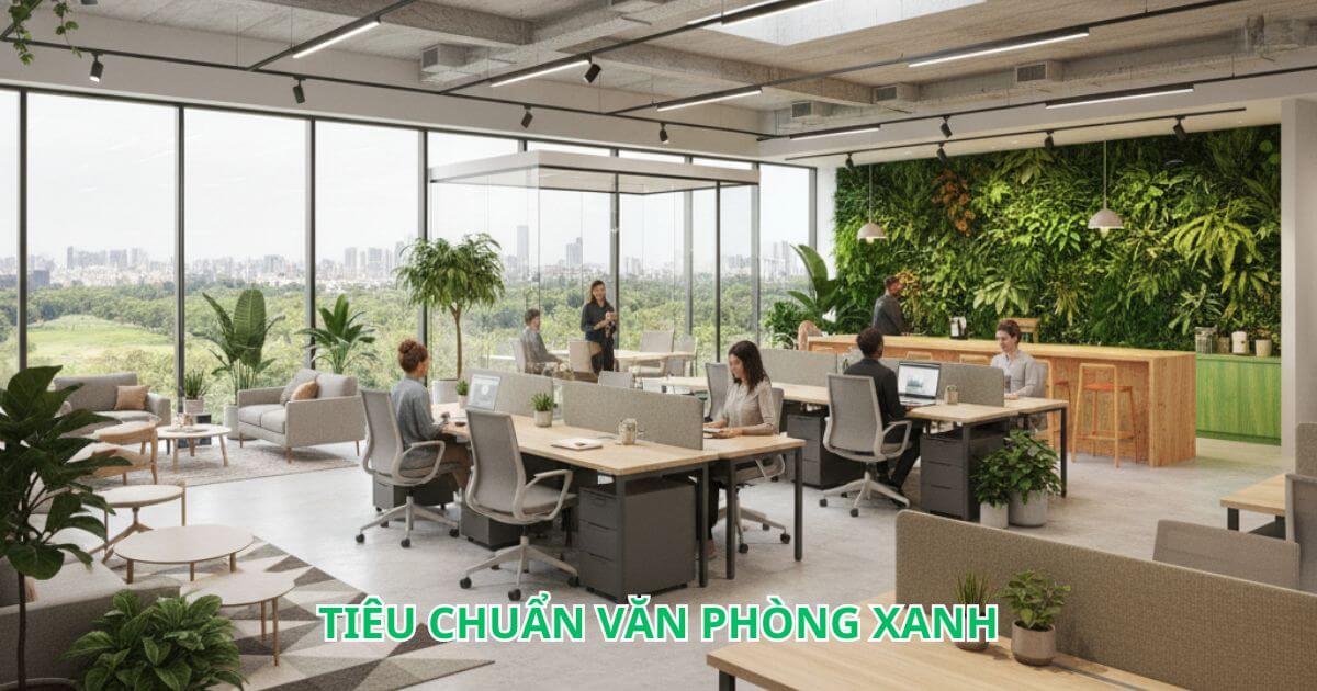6 tiêu chuẩn văn phòng xanh hiệu quả đạt chuẩn