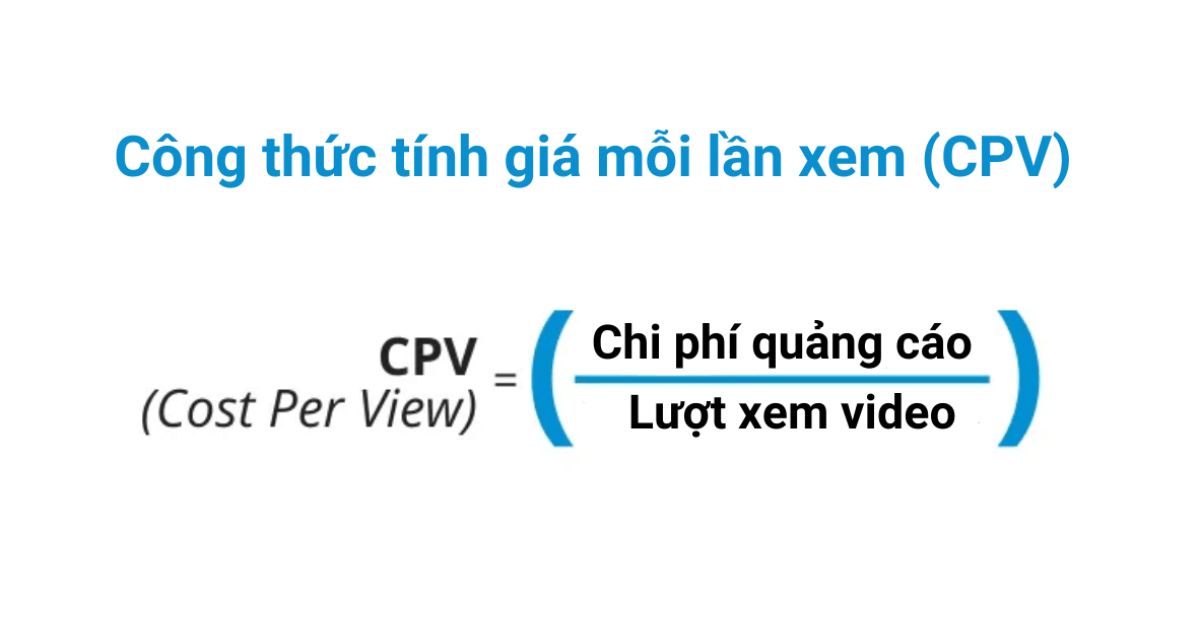 cách tính cpv trong quảng cáo
