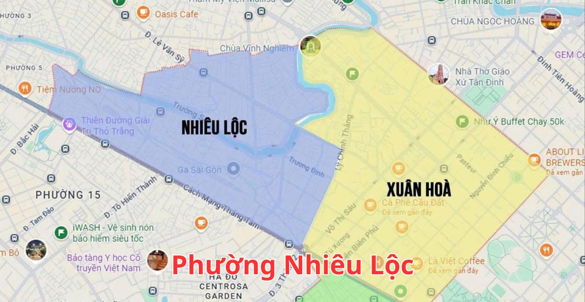 Phường Nhiêu Lộc thuộc Quận nào