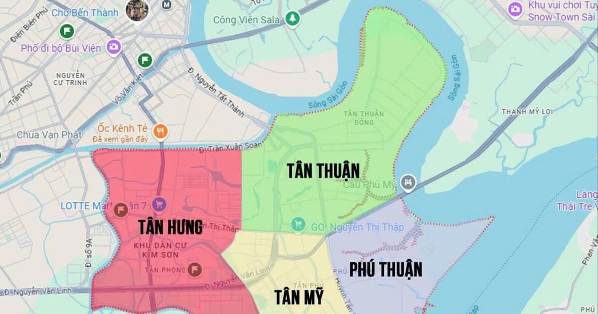 Phường Tân Thuận thuộc quận nào tại TP.HCM