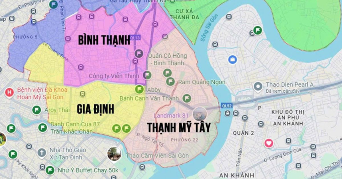 Phường Thạnh Mỹ Tây thuộc quận nào