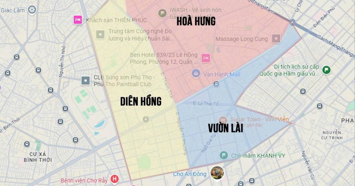 Phường Vườn Lài thuộc quận nào